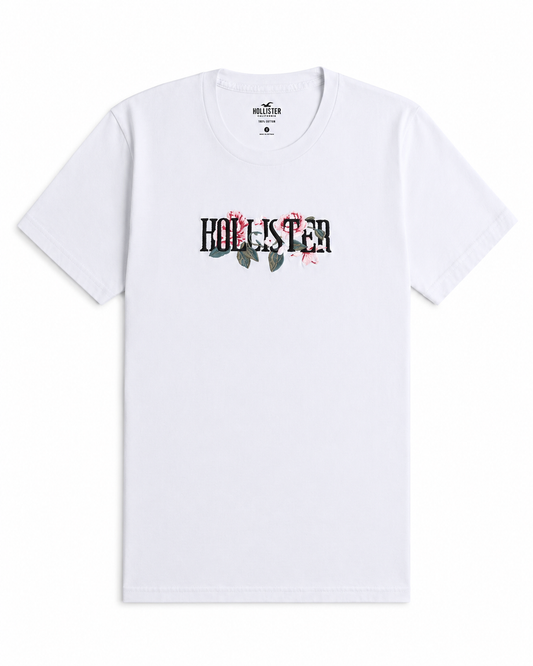 Hollister Graphic cotton Crew T-Shirt