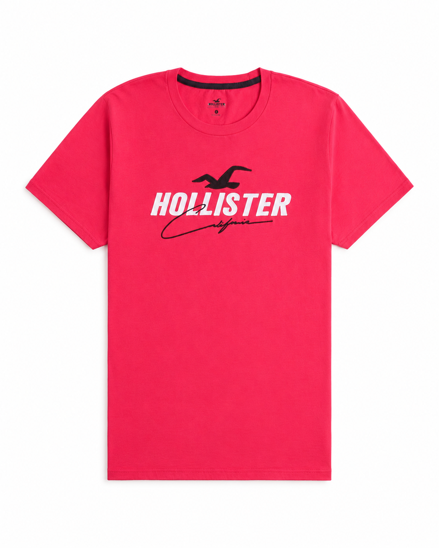 Hollister Graphic cotton Crew T-Shirt