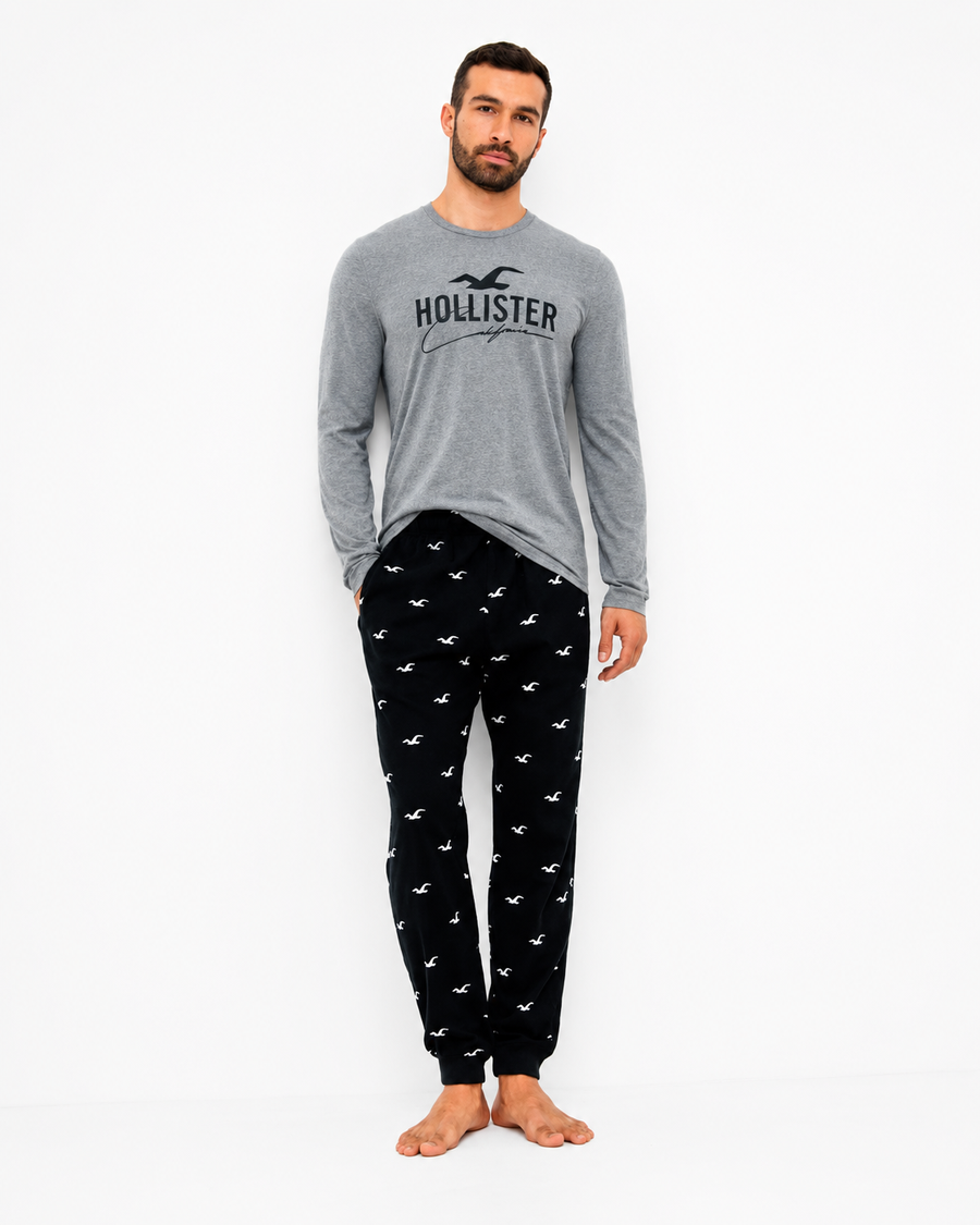 Hollister Graphic Pajama Set