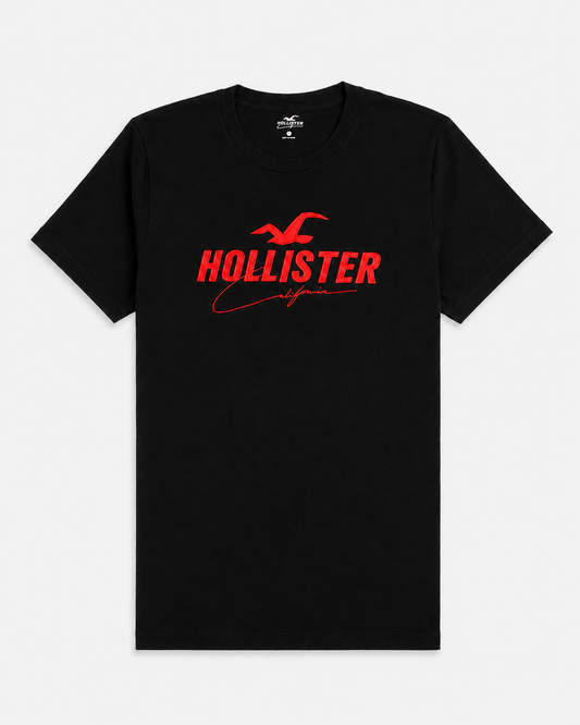 Hollister Graphic cotton Crew T-Shirt