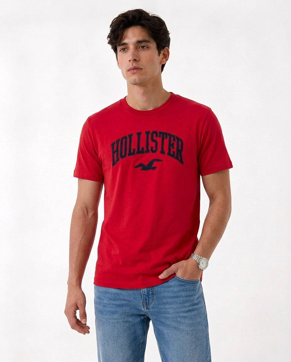 Hollister Graphic cotton Crew T-Shirt